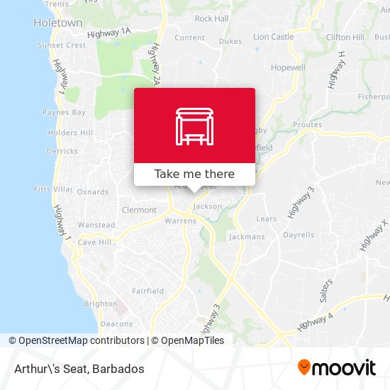 Arthur\'s Seat map
