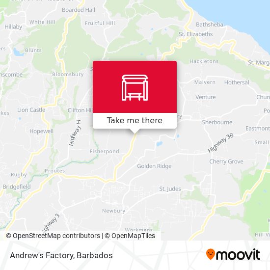 Andrew's Factory map