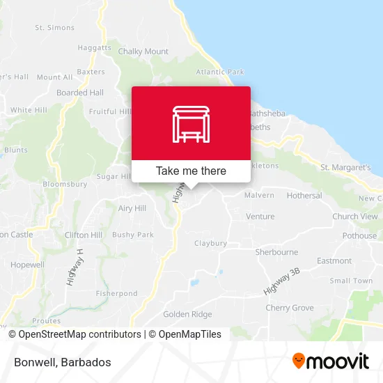 Bonwell map