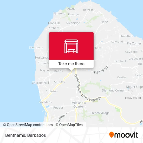 Benthams map