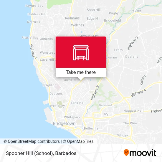 Spooner Hill (School) map
