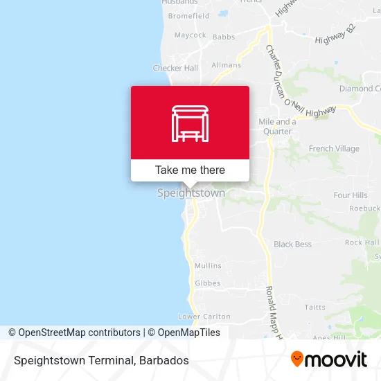 Speightstown Terminal map