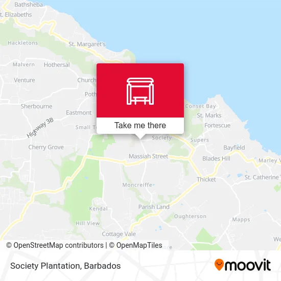Society Plantation map