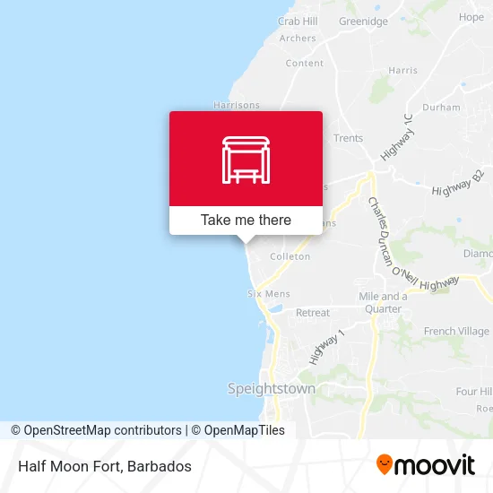 Half Moon Fort map