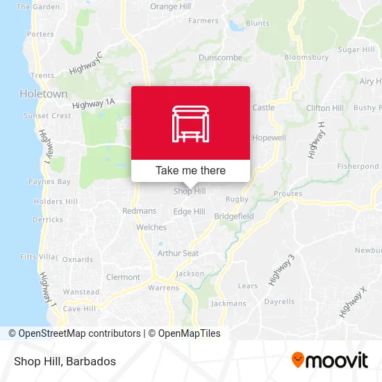 Shop Hill map
