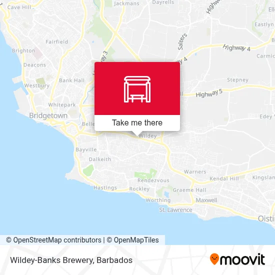 Wildey-Banks Brewery map