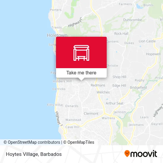 Hoytes Village map
