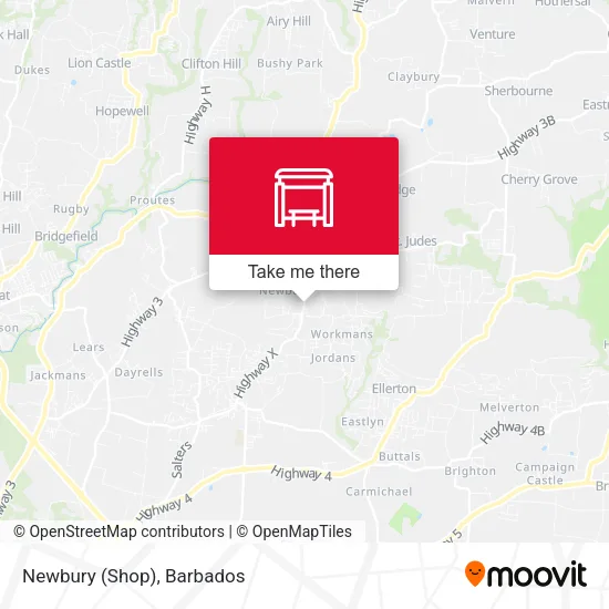 Newbury (Shop) map