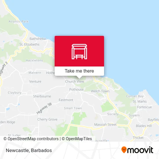Newcastle map