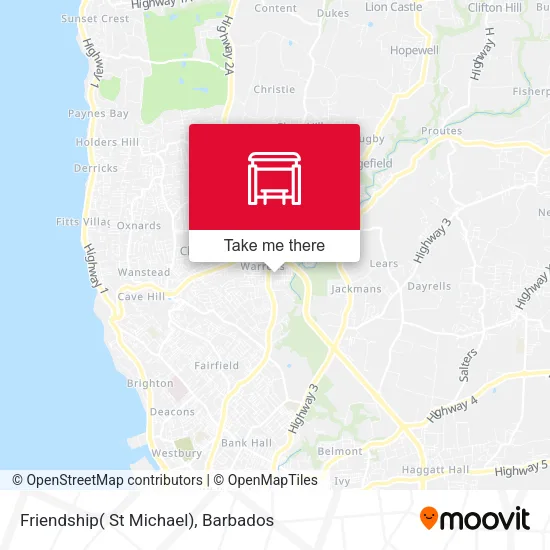 Friendship( St Michael) map