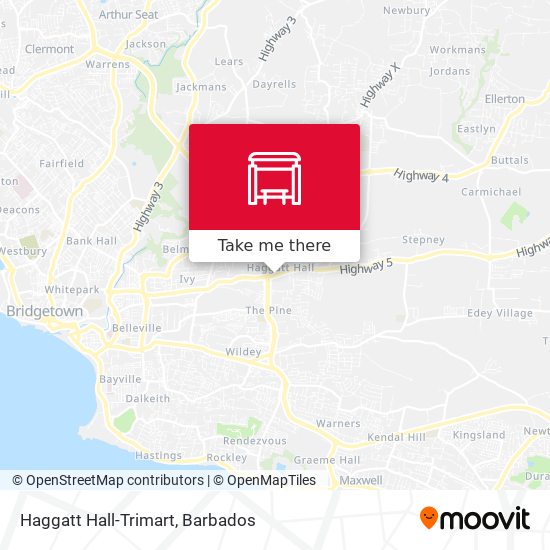 Haggatt Hall-Trimart map