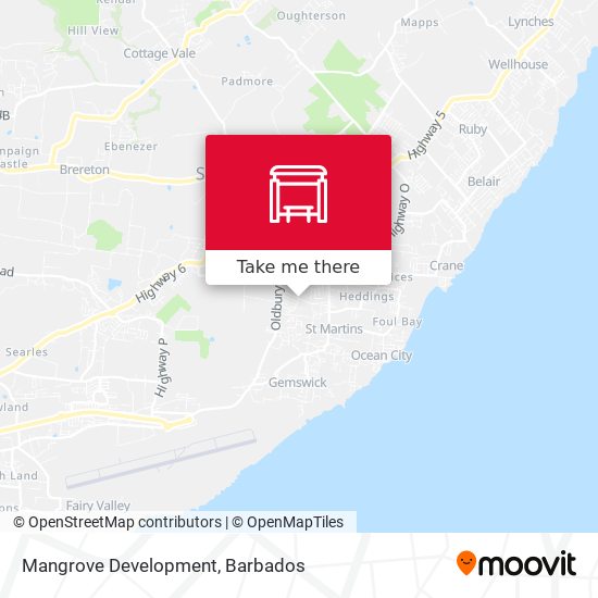 Mangrove Development map
