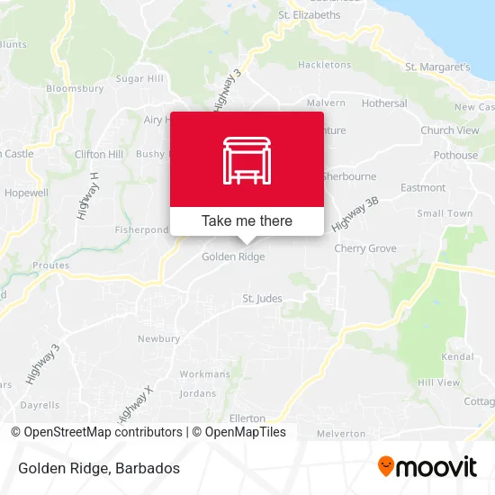 Golden Ridge map