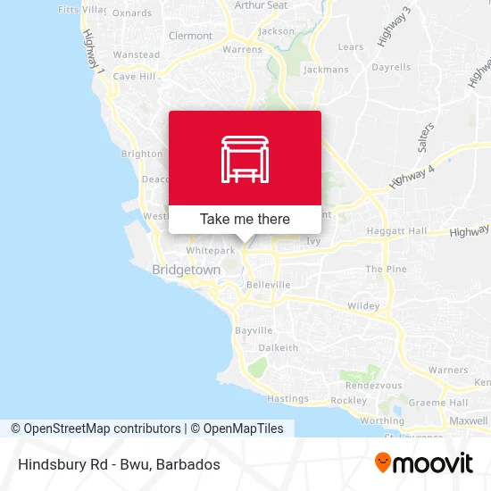 Hindsbury Rd - Bwu map