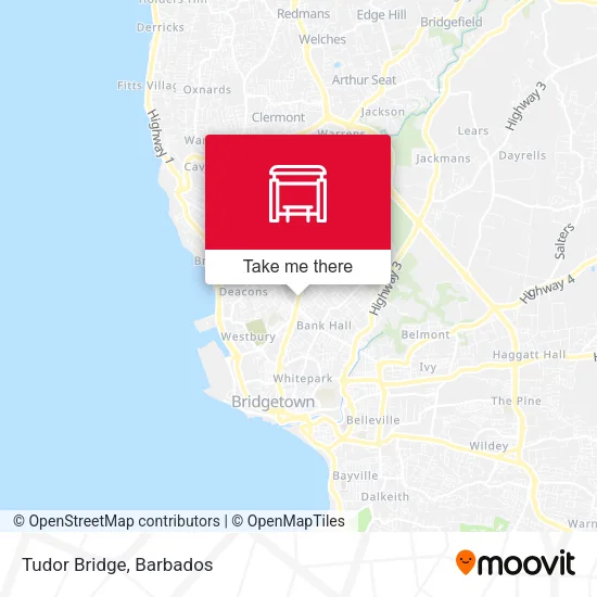 Tudor Bridge map