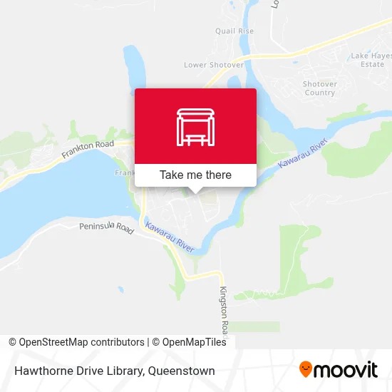 Hawthorne Drive Library map