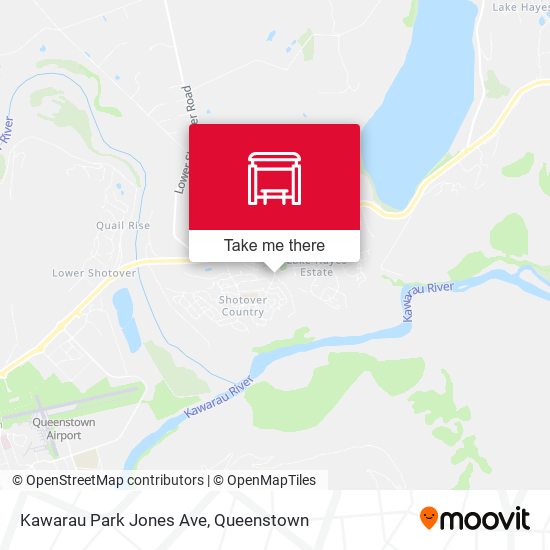Kawarau Park Jones Ave map
