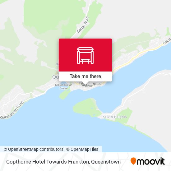 Copthorne Hotel Towards Frankton map