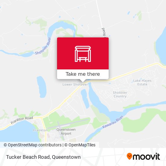Tucker Beach Road map