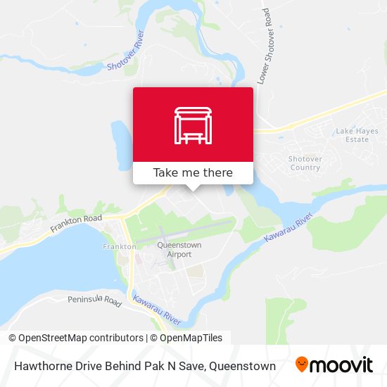 Hawthorne Drive Behind Pak N Save map