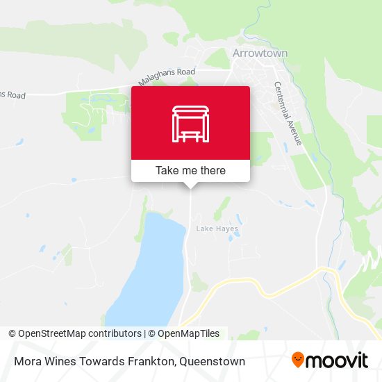 Mora Wines Towards Frankton map
