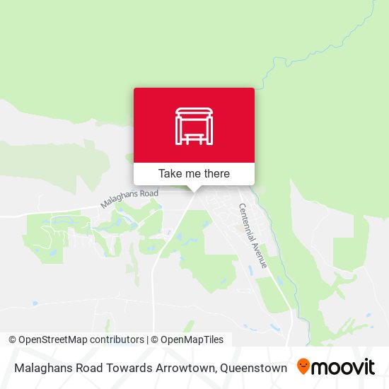 Malaghans Road Towards Arrowtown map