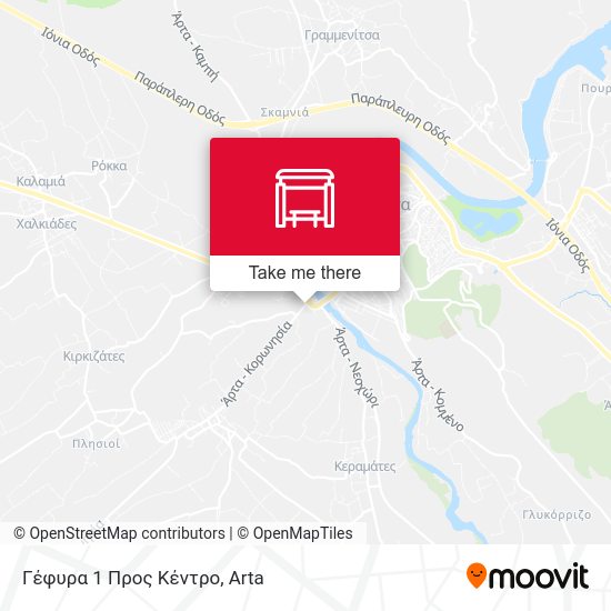 Γέφυρα 1 Προς Κέντρο map
