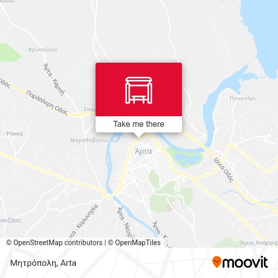 Μητρόπολη map