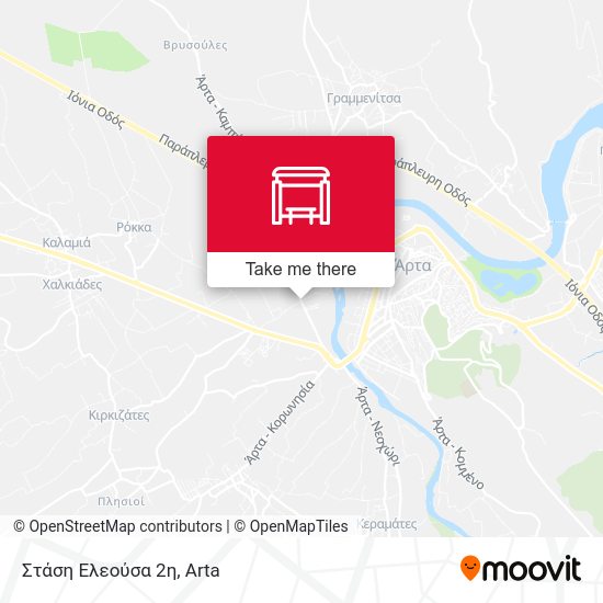 Στάση Ελεούσα 2η map