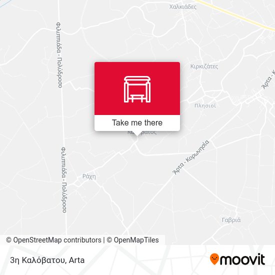 3η Καλόβατου map