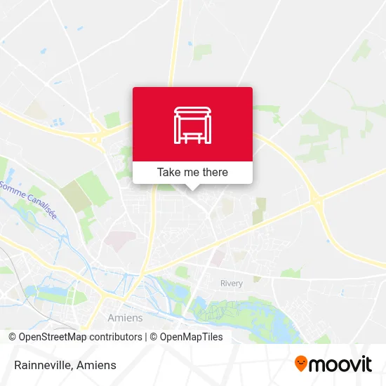 Rainneville map