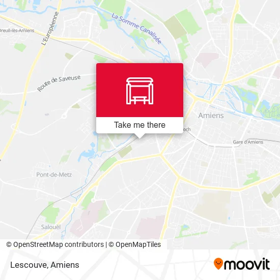 Lescouve map