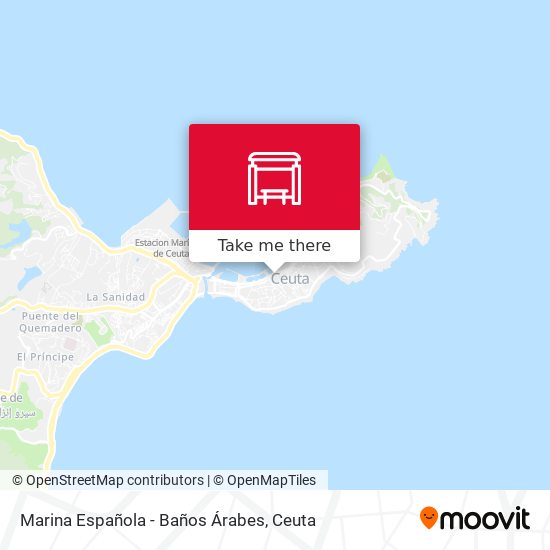 Marina Española - Baños Árabes map
