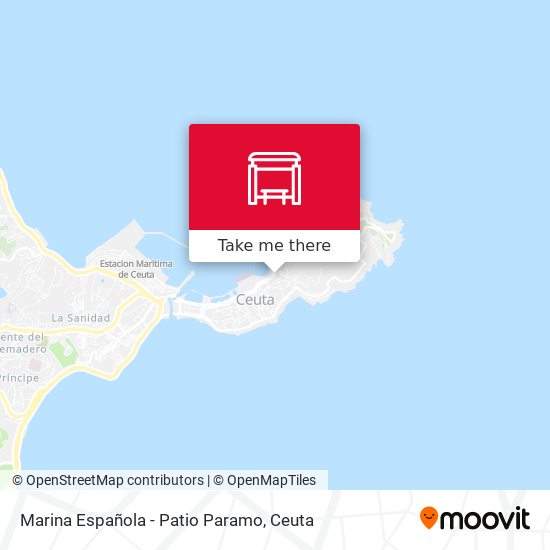 Marina Española - Patio Paramo map