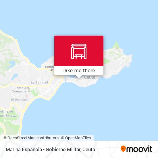 Marina Española - Gobierno Militar map