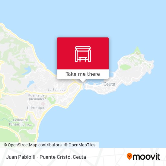 Juan Pablo II - Puente Cristo map
