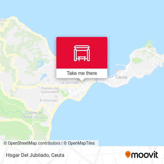 Hogar Del Jubilado map