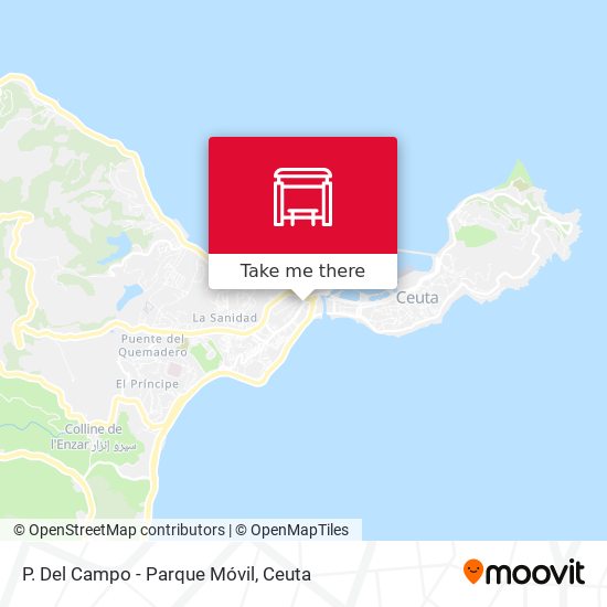 P. Del Campo - Parque Móvil map