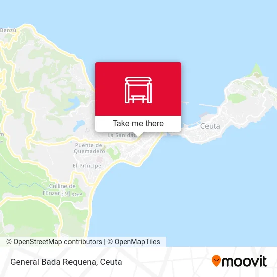 General Bada Requena map