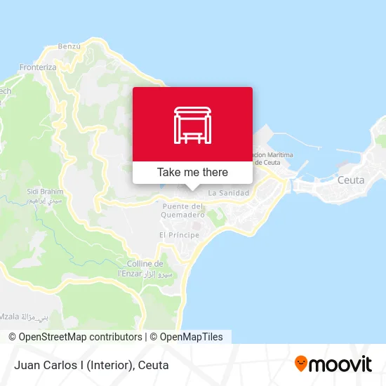 Juan Carlos I (Interior) map