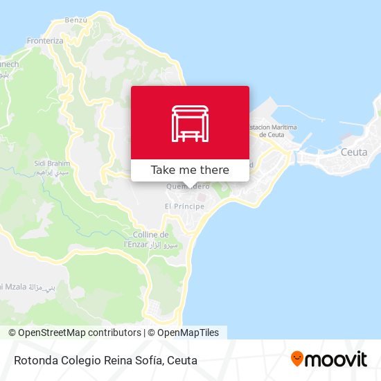 Rotonda Colegio Reina Sofía map