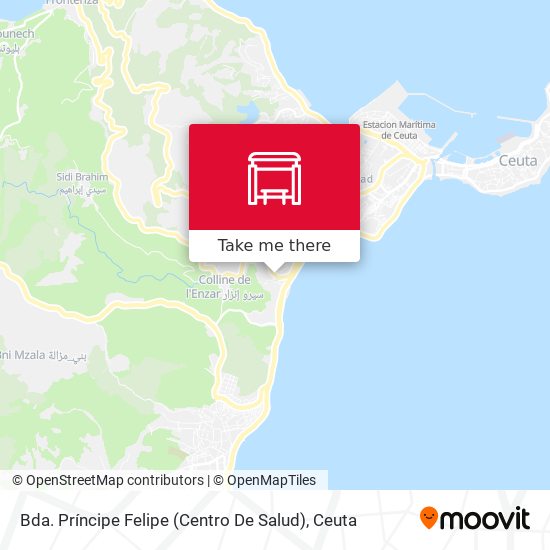 Bda. Príncipe Felipe (Centro De Salud) map