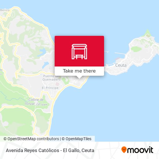 Avenida Reyes Católicos - El Gallo map