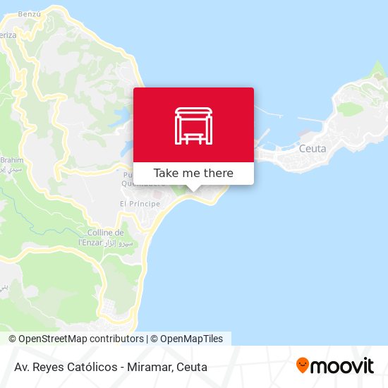 Av. Reyes Católicos - Miramar map