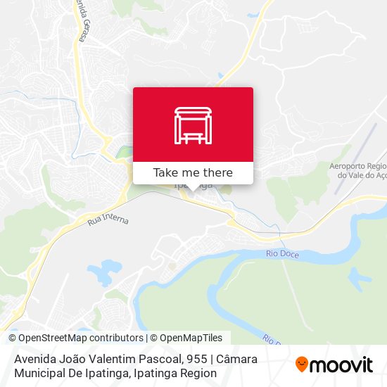 Avenida João Valentim Pascoal, 955 | Câmara Municipal De Ipatinga map