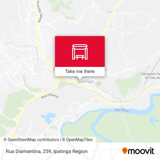 Rua Diamantina, 259 map