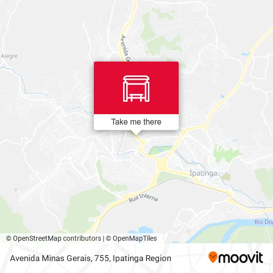 Avenida Minas Gerais, 755 map