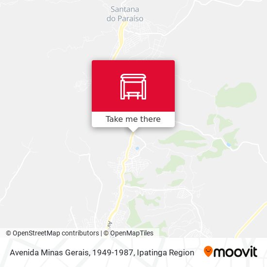 Avenida Minas Gerais, 1949-1987 map