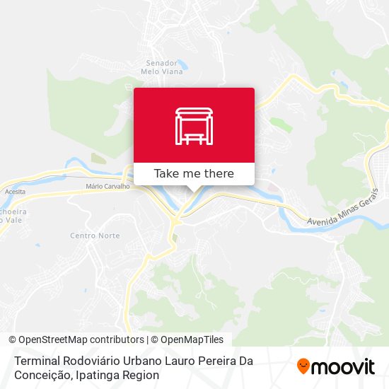 Terminal Rodoviário Urbano Lauro Pereira Da Conceição map