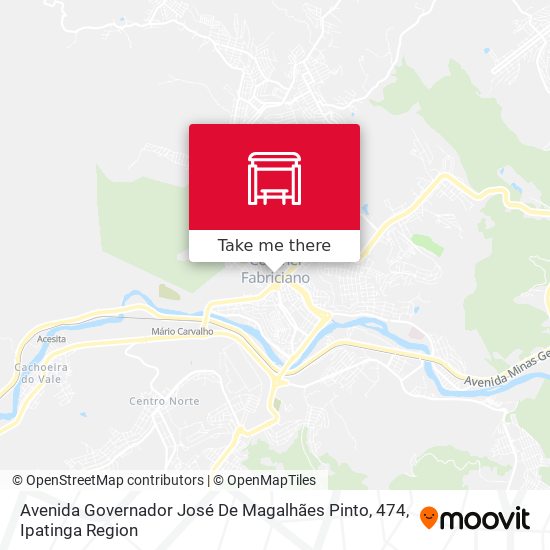 Mapa Avenida Governador José De Magalhães Pinto, 474